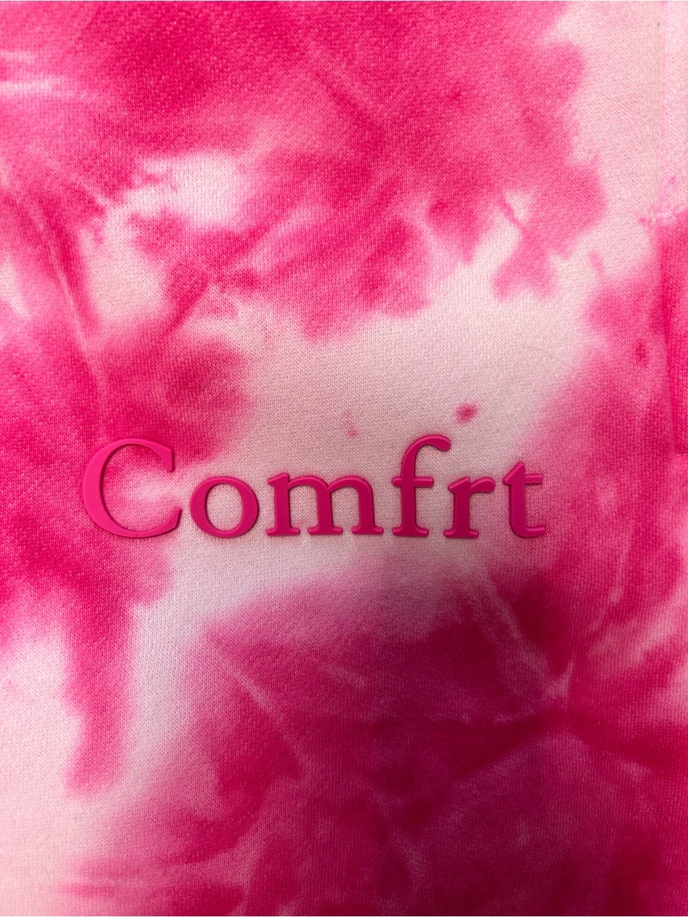 Pink Tie-Dye Joggers with Comfort Logo - Picture 2 of 3